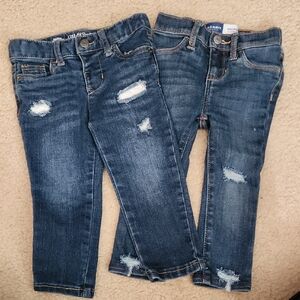 Bundle 2T/24 Months Baby Girl Skinny Jeans